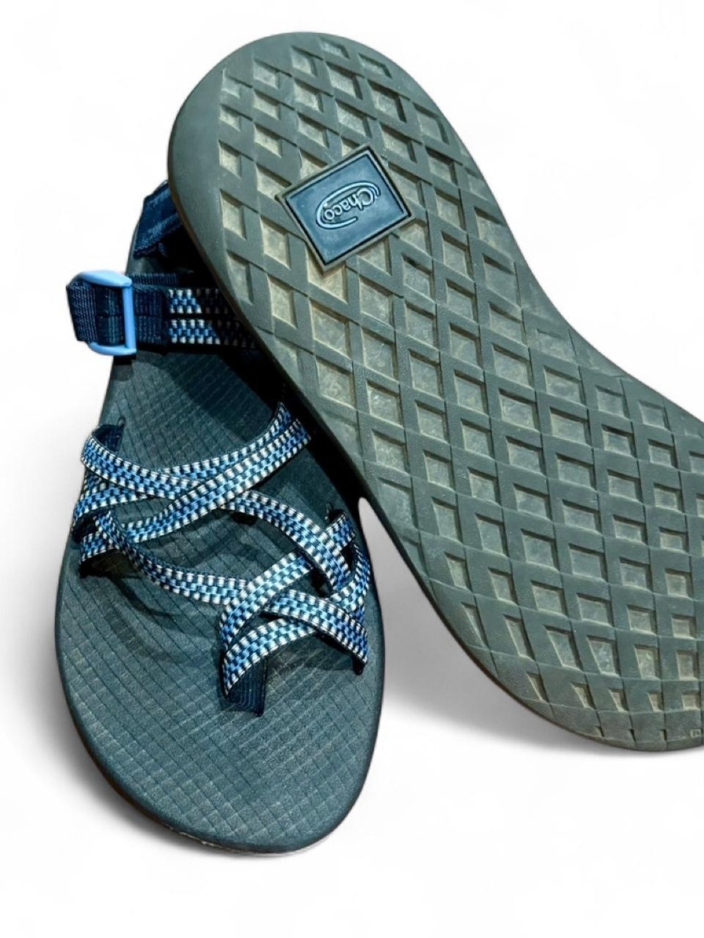 Chaco Blue Strappy Outdoor Sandals - Picture 4 of 4